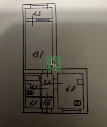 
  Продается 1-комн. квартира 29.2 м². Фото 11.