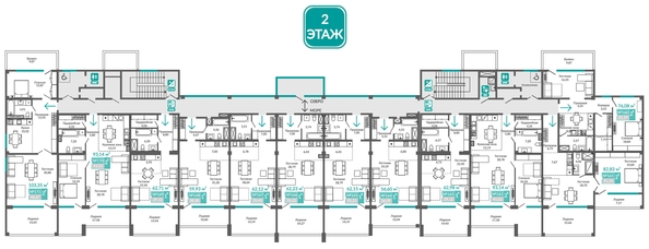 
  Продается номер в отеле 62.23 м², в ГК Золотые пески. Фото 1.