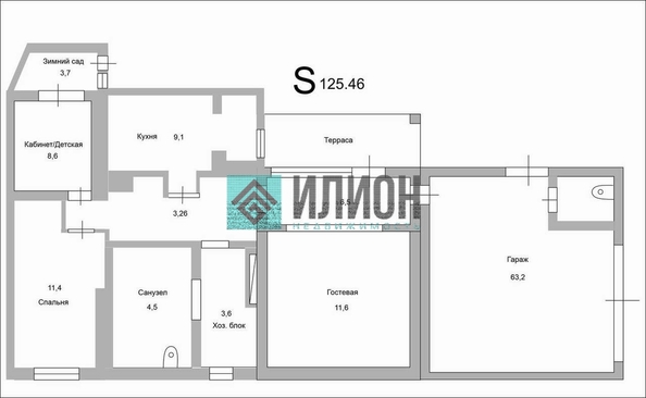 
  Продается дом 100 м². Фото 42.