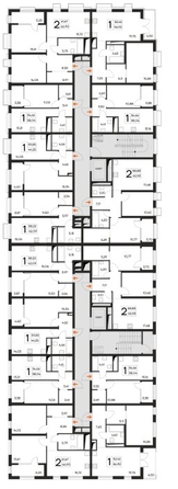 
  Продается 1-комн. квартира 56.92 м², в ЖК Листория, этап 1. Фото 1.