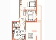 Резиденция Анаполис, дом 21: Планировка 3-комн 75,5 м²
