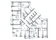 Сограт, литера 9: Типовая планировка этажа, подъезд 3