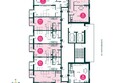 Малина Парк, дом 2: Типовой план этажа 3 подъезд