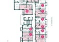 Малина Парк, дом 2: Типовой план этажа 1 подъезд
