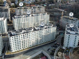 Продается 2-комнатная квартира ГК Marine Garden Sochi (Марине), к 1, 49.34  м², 34291300 рублей