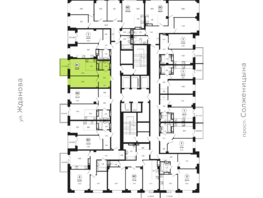 Продается 2-комнатная квартира ЖК Сокольники, литера 10, 46.97  м², 5918220 рублей