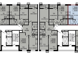 Продается 1-комнатная квартира ЖК Звезды, литер 10, 39.9  м², 5348000 рублей