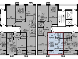 Продается Студия ЖК Звезды, литер 10, 28.9  м², 4249000 рублей