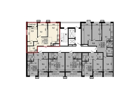 Продается 2-комнатная квартира ЖК Звезды, литер 11, 64.2 м², 7963000 рублей