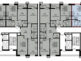 Продается 1-комнатная квартира ЖК Звезды, литер 10, 40.4 м², 5335000 рублей