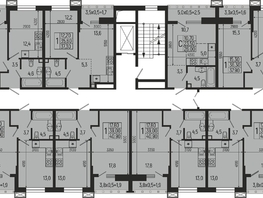 Продается 1-комнатная квартира ЖК Звезды, литер 9, 43.1 м², 5822000 рублей