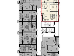 Продается 2-комнатная квартира ЖК Звезды, литер 11, 65.1  м&sup2;, 8345000 рублей