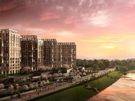 Продается 3-комнатная квартира ЖК Green Apple (Грин эпл), блок 1, 87.9  м&sup2;, 19338000 рублей