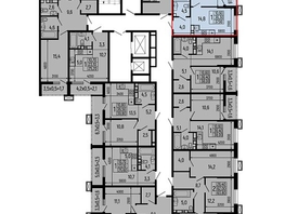 Продается 1-комнатная квартира ЖК Звезды, литер 11, 37.9  м&sup2;, 7278000 рублей