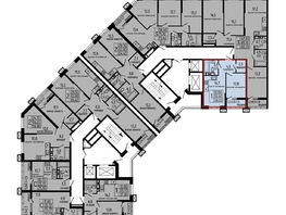 Продается 1-комнатная квартира ЖК Звезды, литер 10, 38  м&sup2;, 5662000 рублей