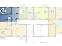 Продается 2-комнатная квартира ЖК Предгорье ЛАГО-НАКИ, литера 2, 61.36  м², 6596999 рублей