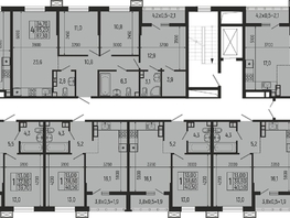 Продается 2-комнатная квартира ЖК Звезды, литер 12, 64.3  м², 7324000 рублей