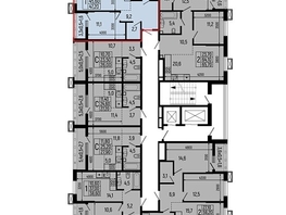 Продается 1-комнатная квартира ЖК Звезды, литер 11, 47.2  м², 5665000 рублей