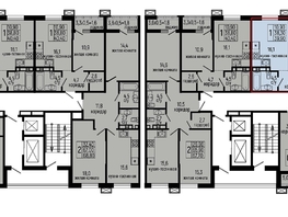 Продается 1-комнатная квартира ЖК Звезды, литер 10, 39.9  м², 5068000 рублей