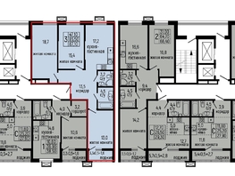 Продается 3-комнатная квартира ЖК Звезды, литер 10, 87.1  м², 8623000 рублей