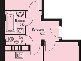 Продается 2-комнатная квартира ЖК Ритм, литер 2, 48.68  м², 6670000 рублей