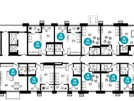 Продается 1-комнатная квартира АО Нескучный сад, корпус 1, 35.1  м², 40814280 рублей