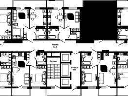 Продается 1-комнатная квартира ЖК Отражение, 2 очередь литера 3, 39.8  м², 7062750 рублей