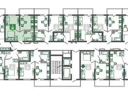 Продается 1-комнатная квартира ЖК Флора, 3 этап литера 4, 33.6  м², 14750400 рублей