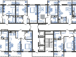 Продается 2-комнатная квартира ЖК Облака-3, дом 1, 63  м², 11025000 рублей