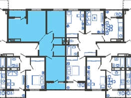 Продается 2-комнатная квартира ЖК Облака-3, дом 1, 67.6 м², 11412232 рублей