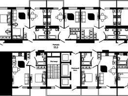 Продается 2-комнатная квартира ЖК Отражение, 2 очередь литера 3, 68.9 м², 8273590 рублей