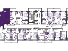 Продается 2-комнатная квартира ЖК Улыбка, литера 2, 44.6  м², 7345620 рублей