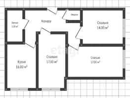 Продается 3-комнатная квартира Ярославская ул, 88  м², 8500000 рублей