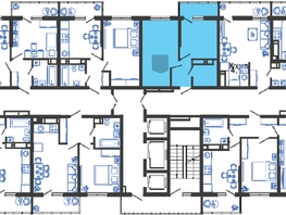 Продается 1-комнатная квартира ЖК Облака-3, дом 1, 32.9  м², 7326830 рублей