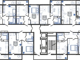 Продается 2-комнатная квартира ЖК Облака-3, дом 1, 59.5  м², 10353000 рублей