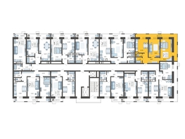 Продается 2-комнатная квартира ЖК Небо, литера 3, 64.5  м², 9752400 рублей