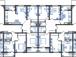 Продается 2-комнатная квартира ЖК Облака-3, дом 1, 48.4  м², 9350880 рублей