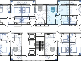 Продается 1-комнатная квартира ЖК Облака-3, дом 1, 33.6  м², 7731360 рублей