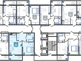 Продается 1-комнатная квартира ЖК Облака-3, дом 1, 43.1  м², 8126505 рублей