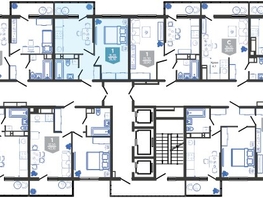 Продается 1-комнатная квартира ЖК Облака-3, дом 1, 35.1  м², 7263945 рублей