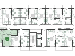 Продается 1-комнатная квартира ЖК Флора, 3 этап литера 5, 37.9  м², 16441020 рублей