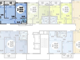 Продается 2-комнатная квартира ЖК Парк у дома, литера 8.3, 53.5 м², 10849800 рублей