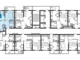 Продается 2-комнатная квартира ЖК Облака-2, блок секция 1-3, 49.3  м², 9534620 рублей