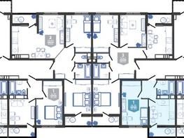 Продается 1-комнатная квартира ЖК Облака-3, дом 1, 32.3  м², 7115690 рублей