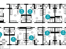 Продается 1-комнатная квартира АО Нескучный сад, корпус 1, 24.2 м², 32374760 рублей