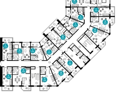 Продается 2-комнатная квартира ЖК Нескучный сад, корпус 2, 47.6  м², 54459160 рублей