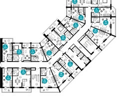 Продается 1-комнатная квартира ЖК Нескучный сад, корпус 2, 34.9  м², 39995400 рублей