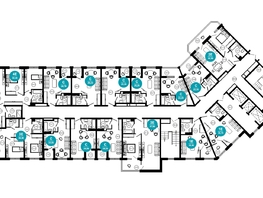 Продается 3-комнатная квартира ЖК Нескучный сад, корпус 2, 59.9  м², 66243410 рублей