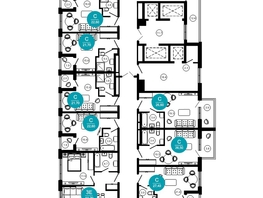 Продается 3-комнатная квартира ЖК Нескучный сад, корпус 2, 64.7  м², 71493500 рублей