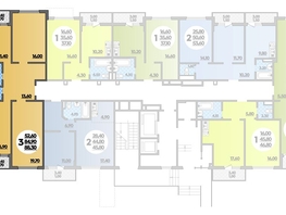 Продается 3-комнатная квартира ЖК Парк у дома, литера 7.1, 88.3  м², 12040000 рублей